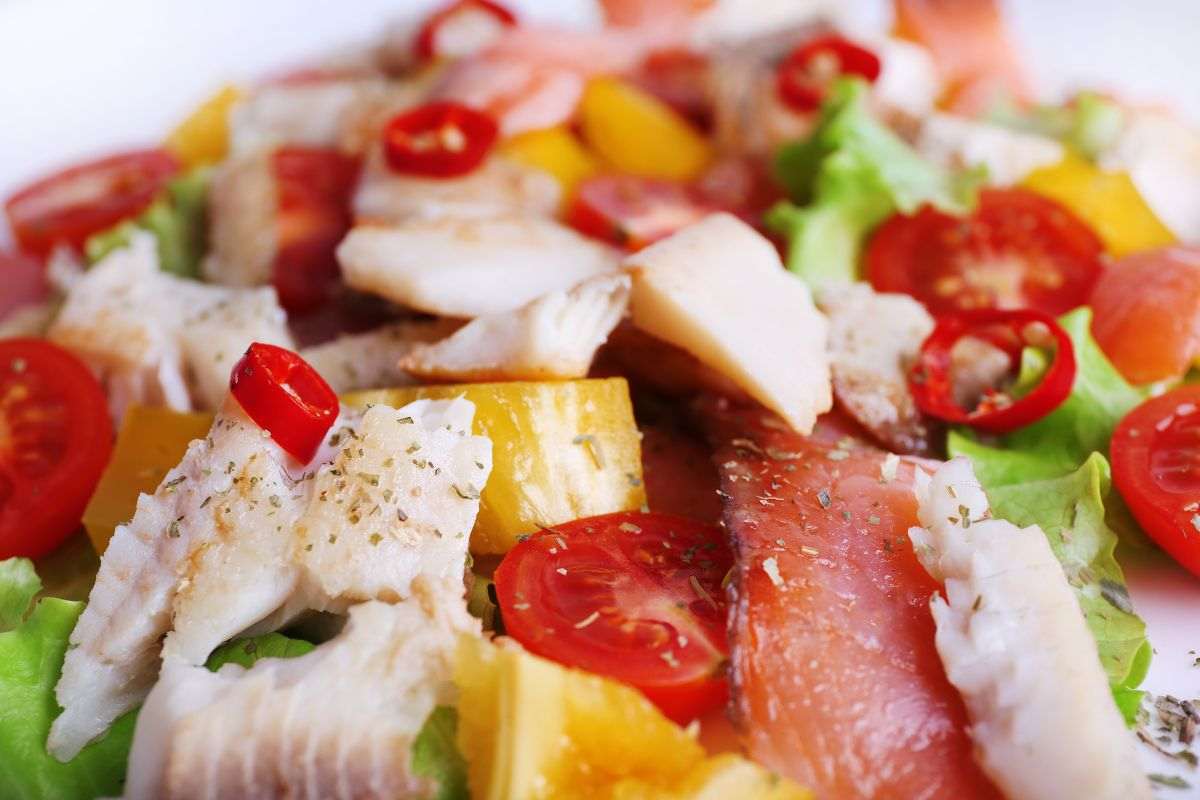 piatto di insalata