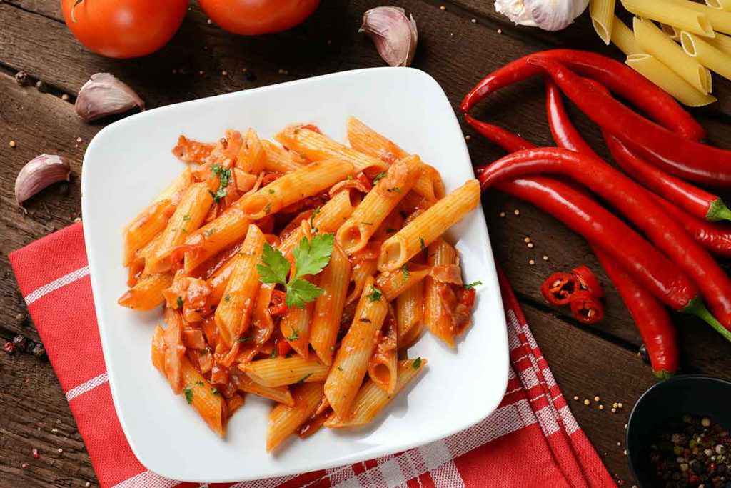 Penne all'arrabbiata, piatti piccanti