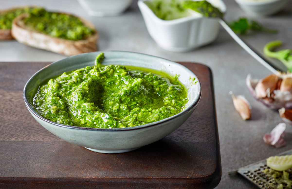 Pesto alla genovese senza pinoli