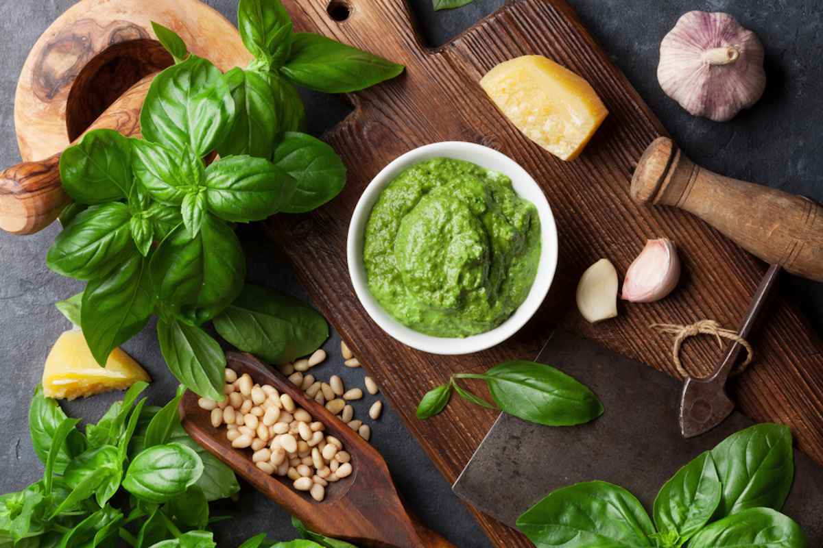 Pesto alla genovese con patate