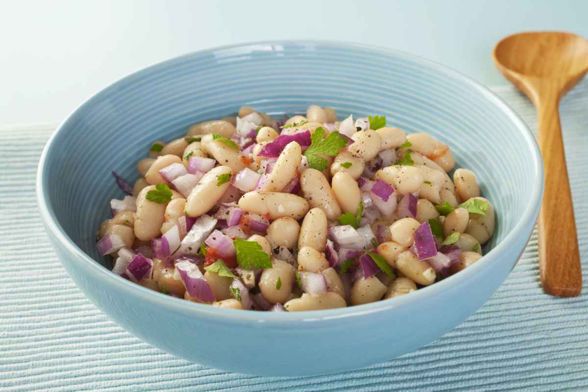Insalata di cannellini, semplice e veloce
