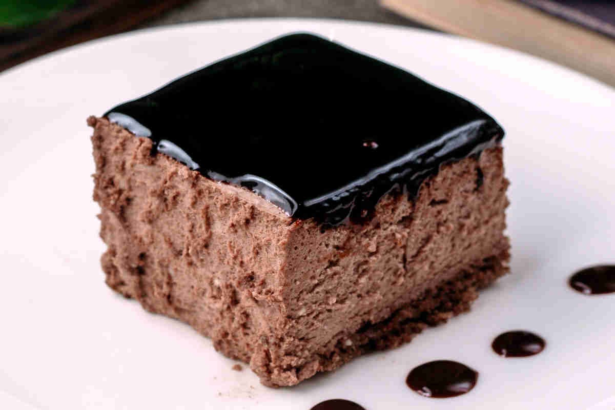 Semifreddo al cioccolato con glassa ricetta