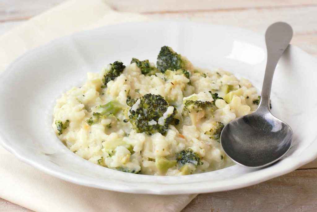 risotto con broccoli