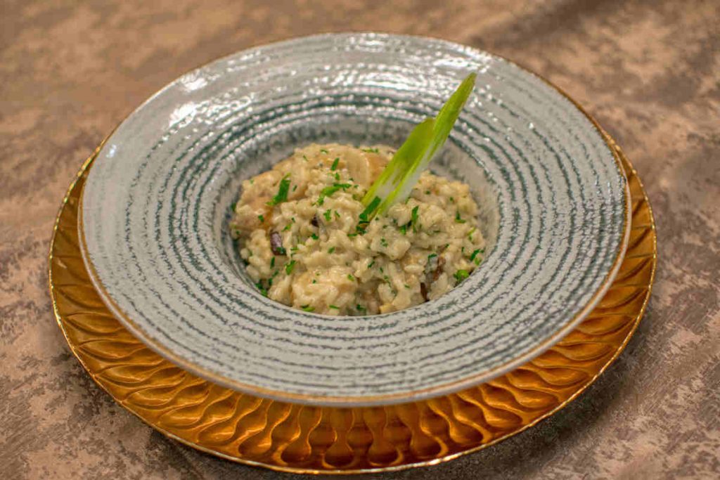 risotto alla menta