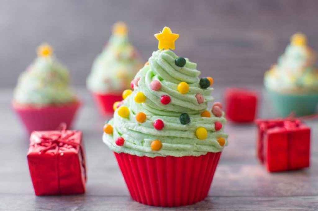 cupcake albero di natale