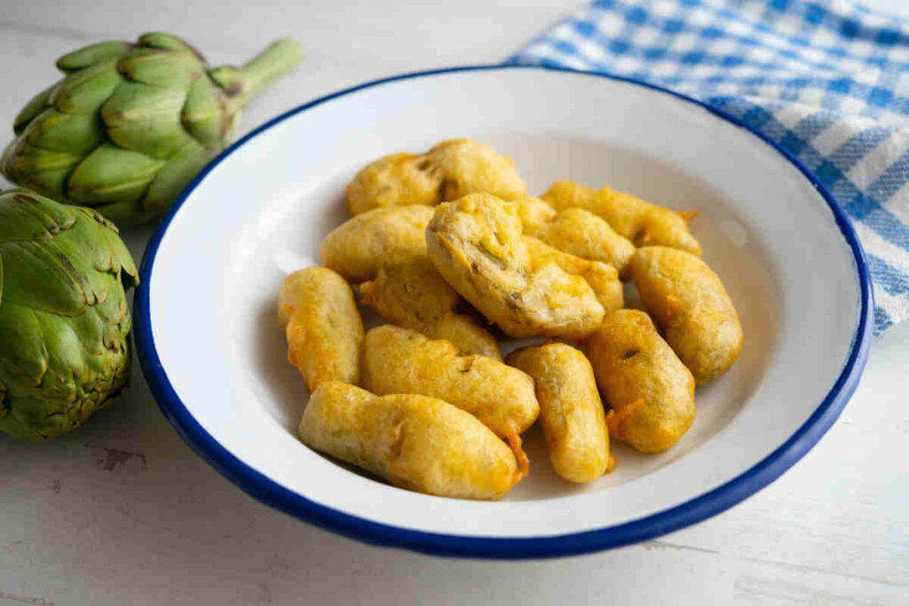 carciofi fritti in pastella