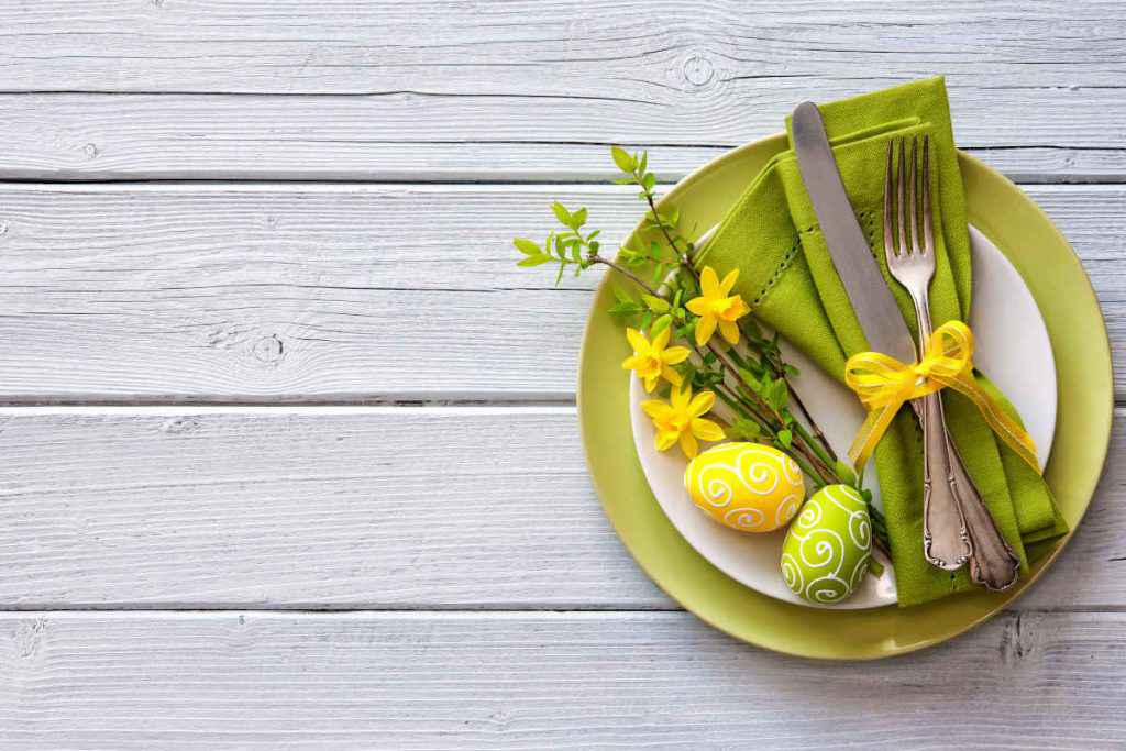 come apparecchiare la tavola a pasqua