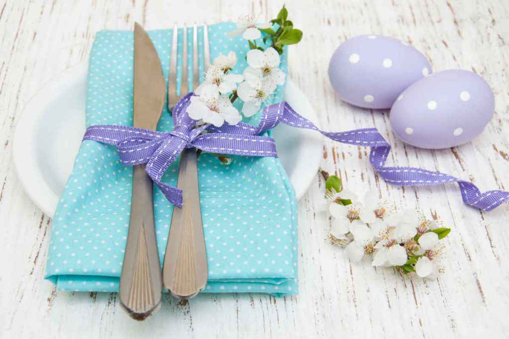 decorazioni tavola pasqua