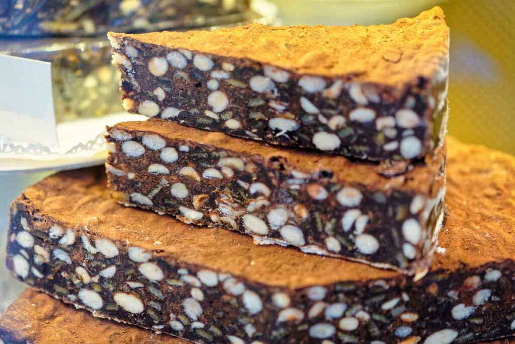 ricetta del giorno spicchi di panforte nero panpepato