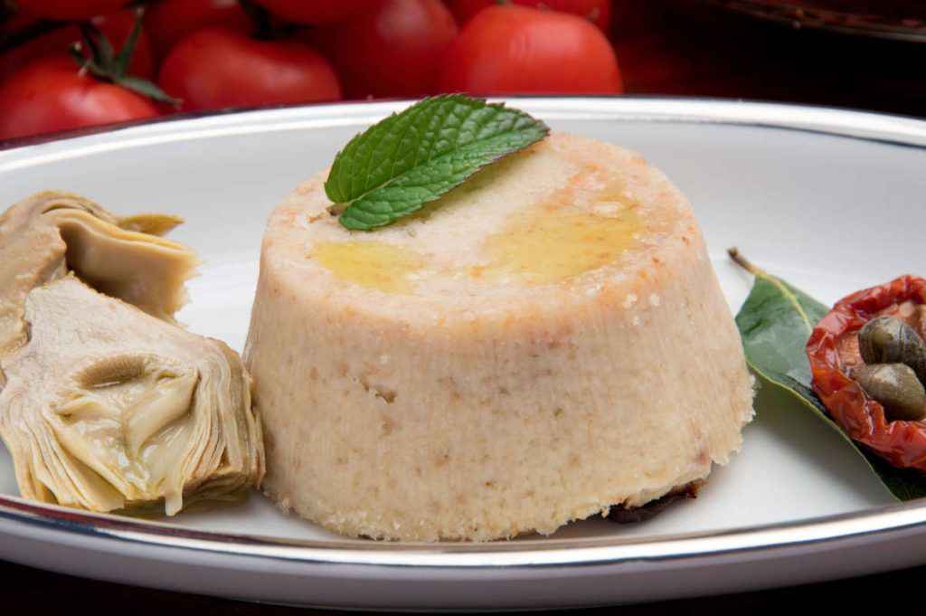 sformato di carciofi flan