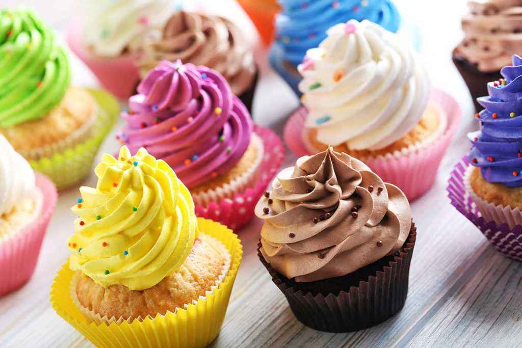 Cupcake colorati