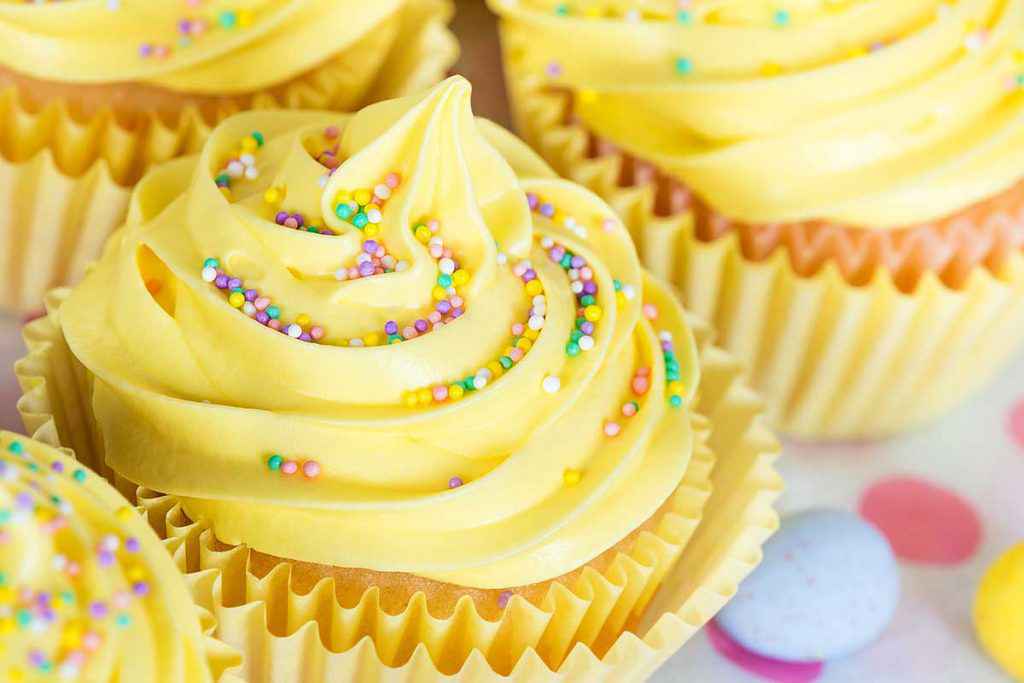 Cupcake gialli per la festa della Donna