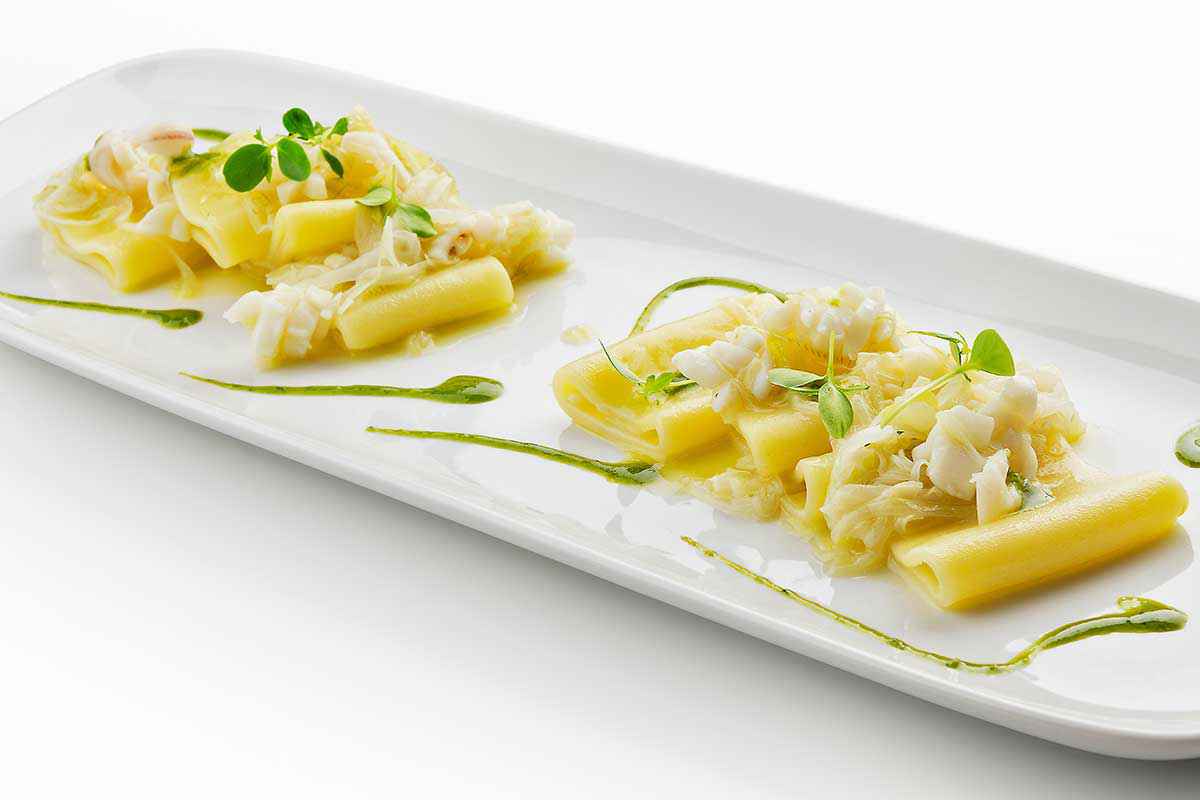 Paccheri di kamut con fonduta di pecorino