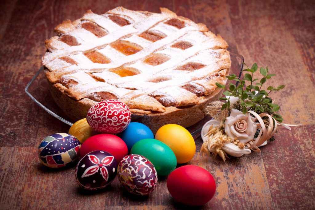 pastiera napoletana con ricotta e grano cotto