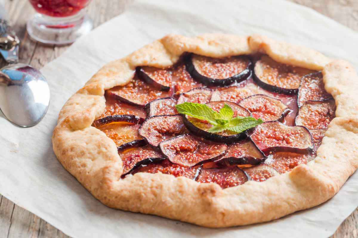 crostata di fichi e ricotta senza zucchero