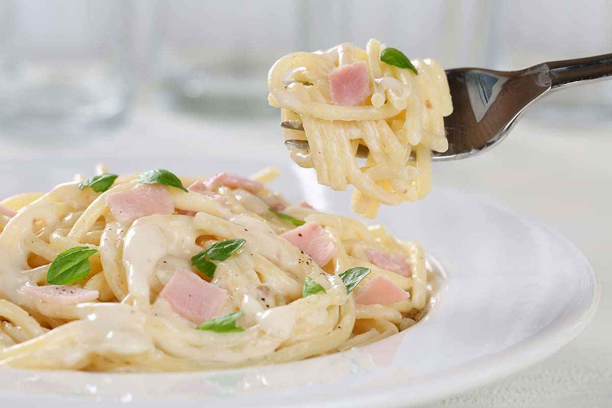 Carbonara con la panna