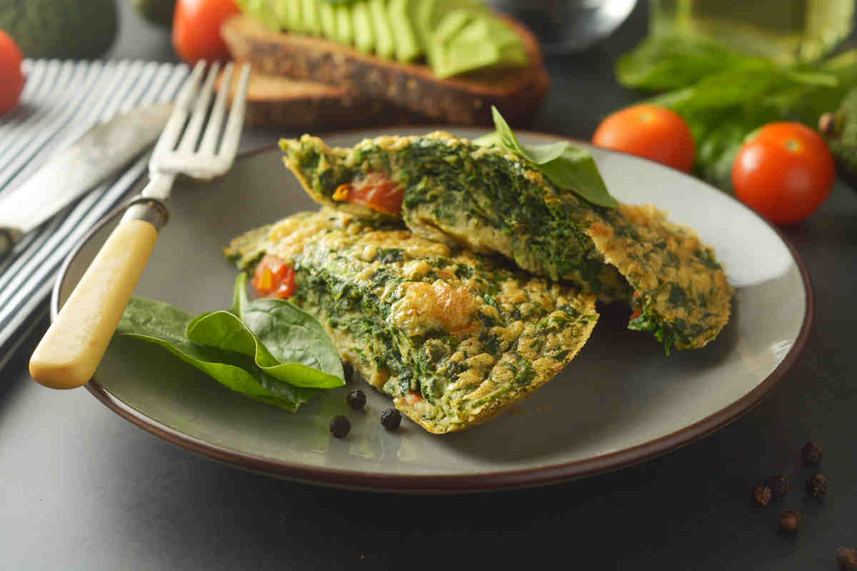 Frittata di spinaci