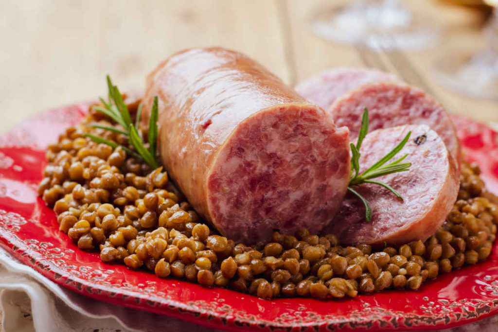 Cotechino con lenticchie