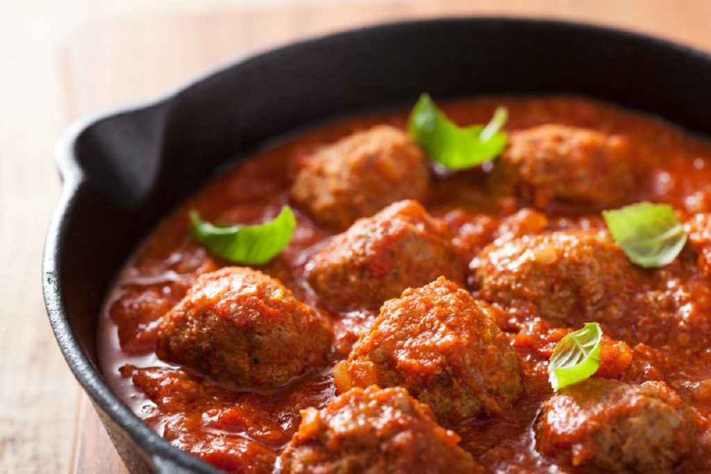 ricetta delle polpette in umido al sugo