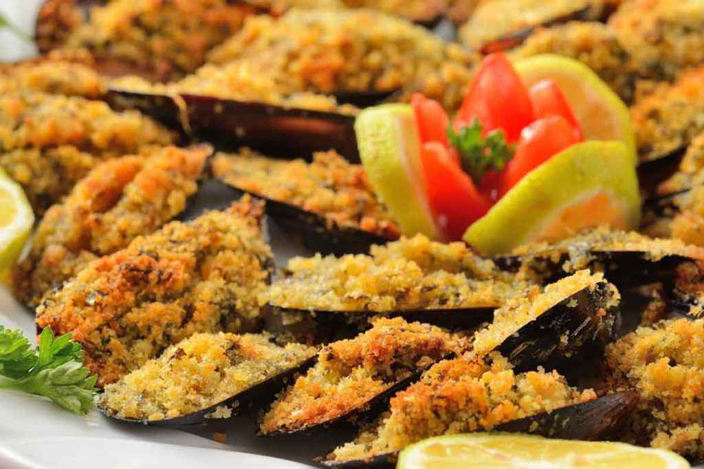 Cozze gratinate