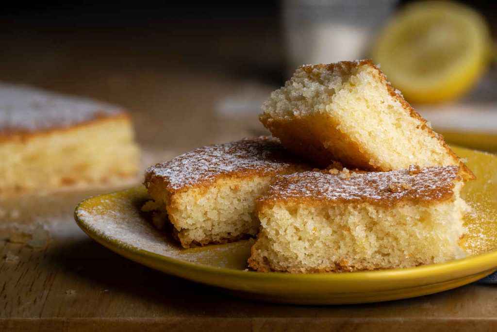 torta al limone morbida