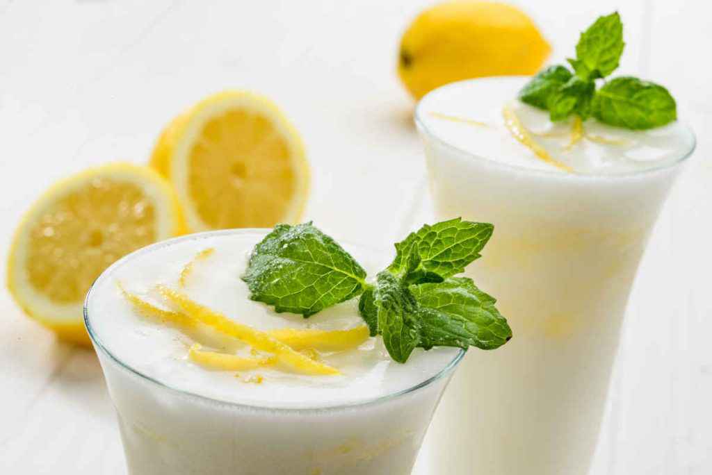 sorbetto al limone da bere