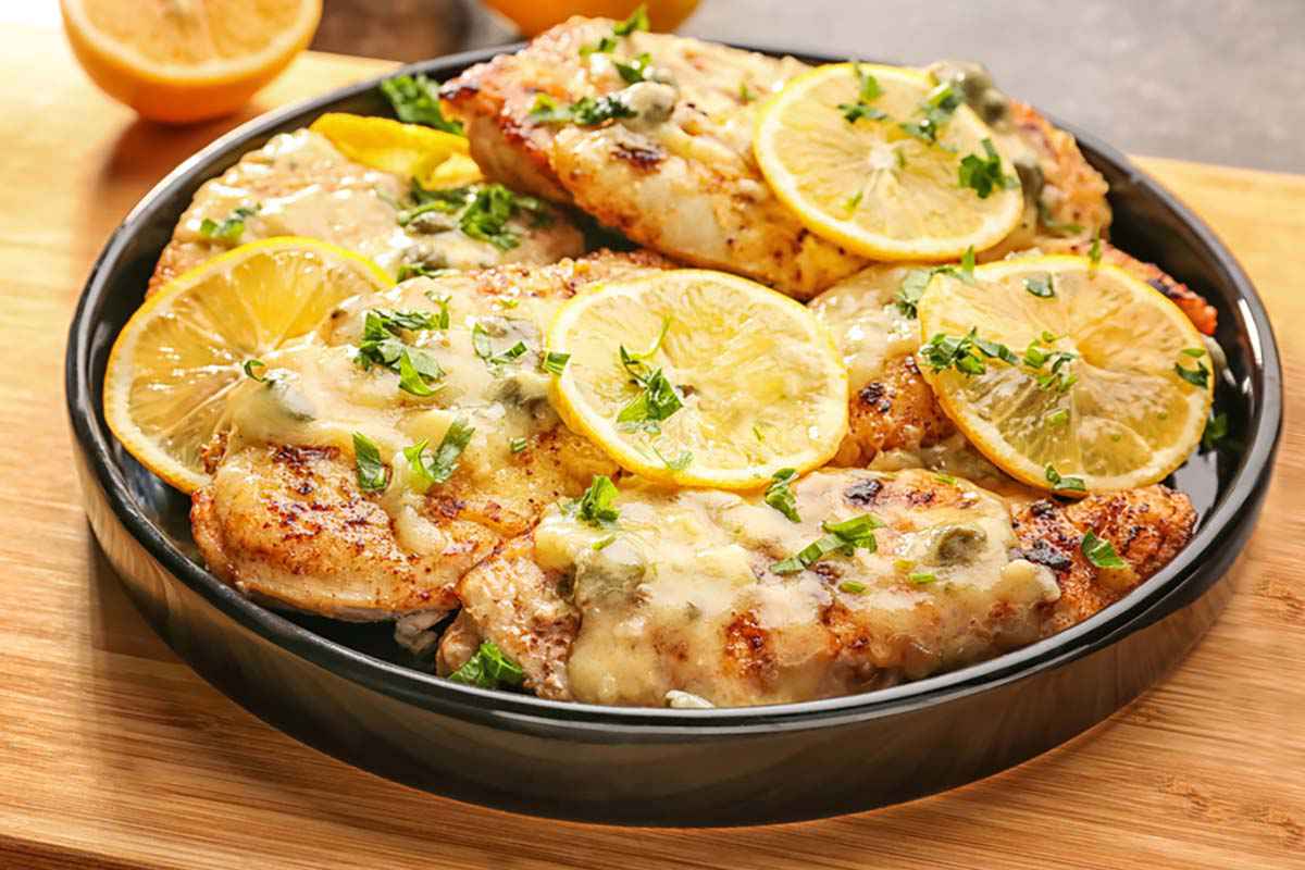 Scaloppine di pollo al limone