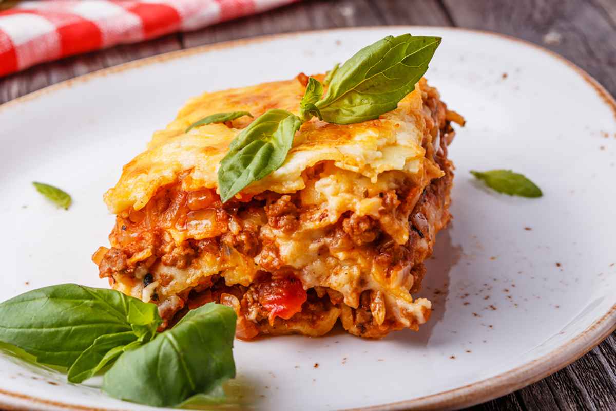 Lasagne senza besciamella