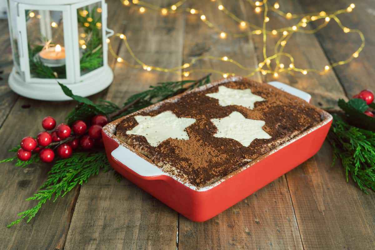 Tiramisù al panettone dolce di Natale