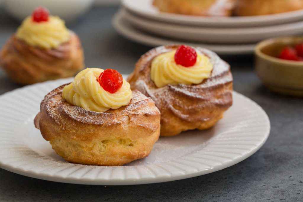 zeppole di san giuseppe al forno