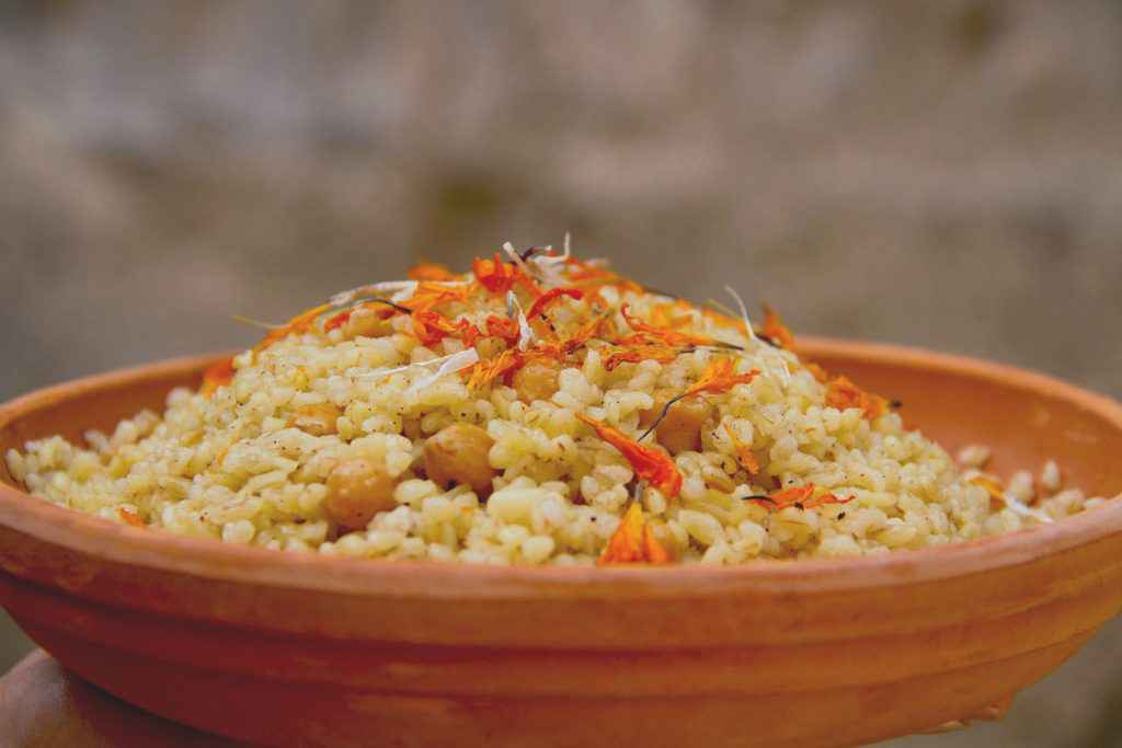 Bulgur con ceci e lenticchie