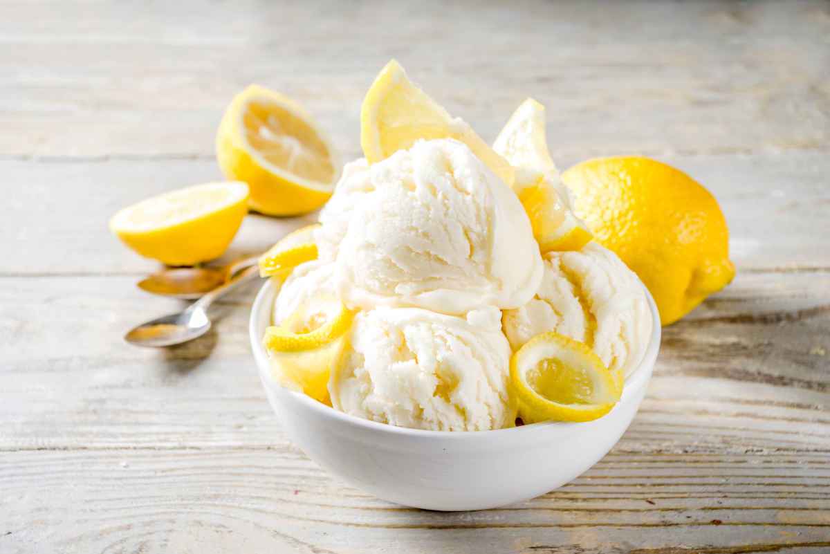 gelato al limone