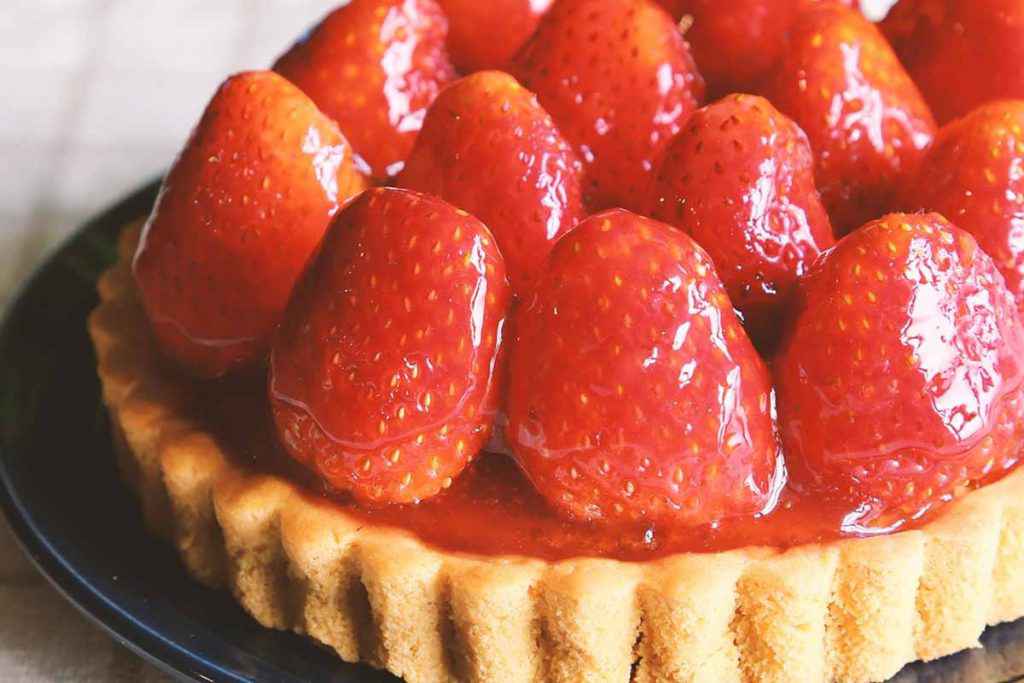 crostata di fragole