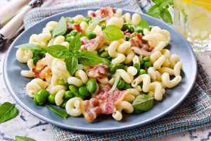 pasta fave e pancetta