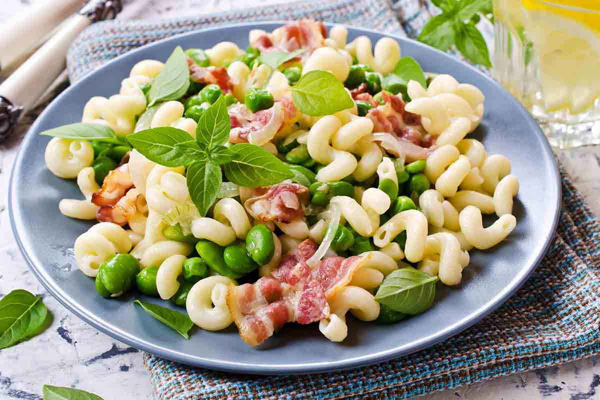 come cucinare le fave, pasta fave e pancetta