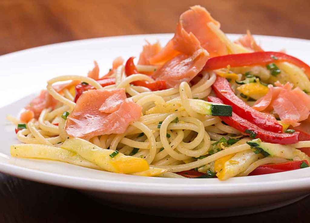 Pasta con salmone senza panna