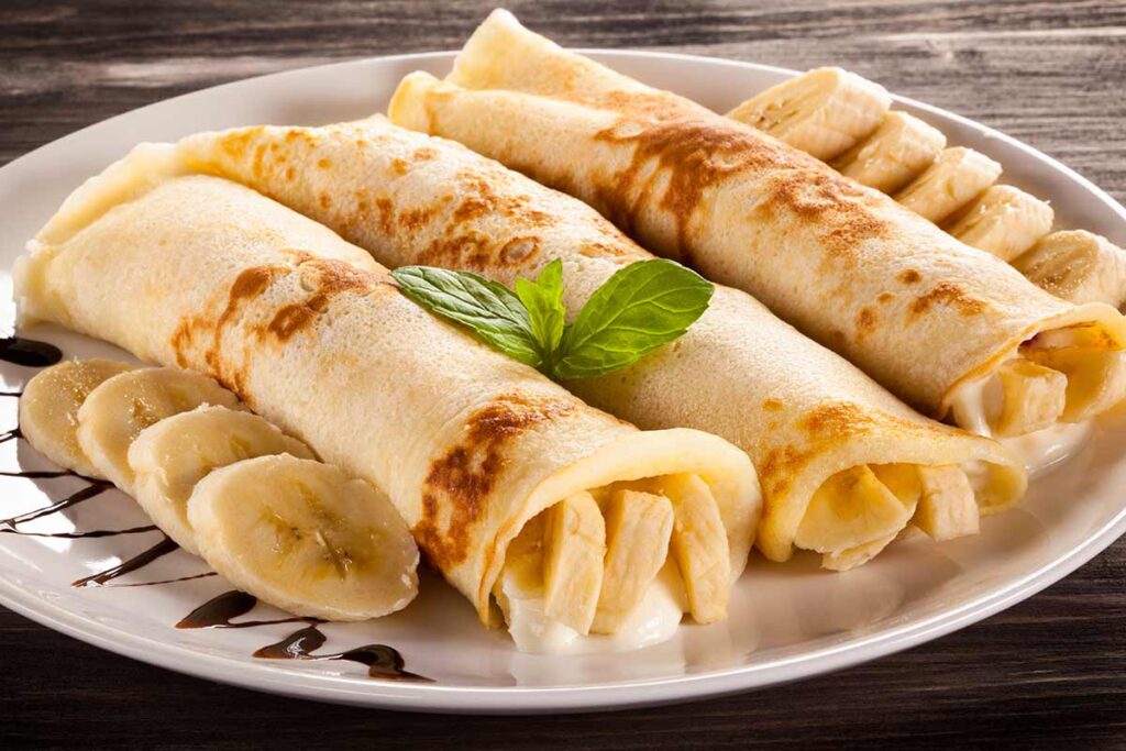 Crepes alle banane