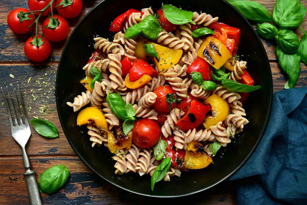 Fusilli con verdure estive