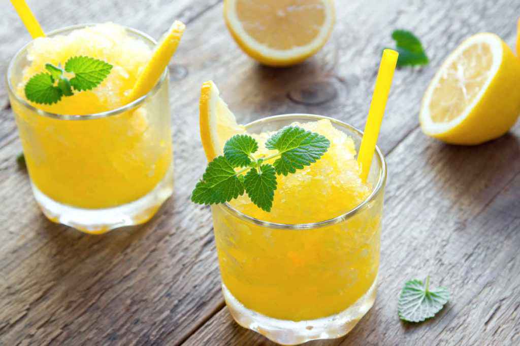 granita di limone bimby