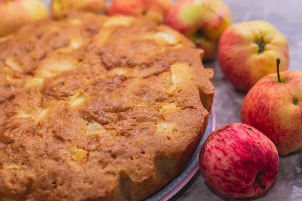 torta di mele con farina di riso senza glutine