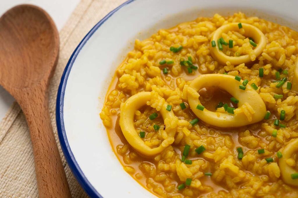 Risotto calamaretti