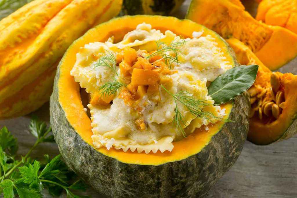 Tortelli ripieni di zucca