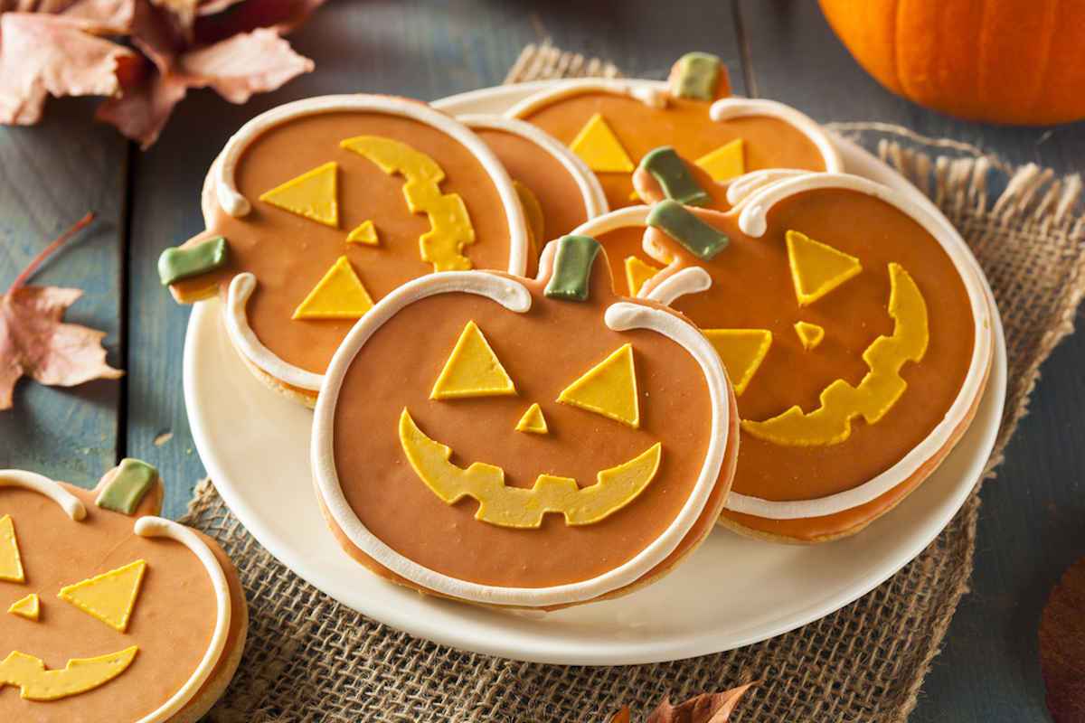 Biscotti Jack O' Lantern per Halloween