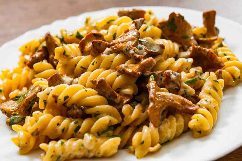 Fusilli ai funghi