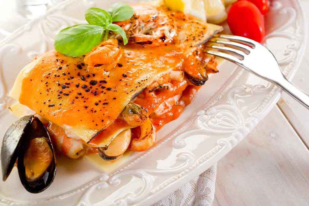 Lasagne al ragù di pesce