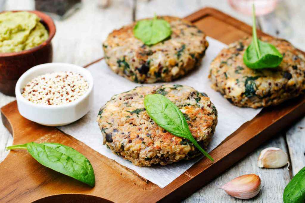 polpette di quinoa e melanzane