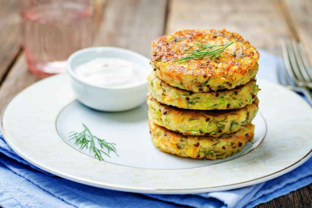 polpette quinoa e zucchine