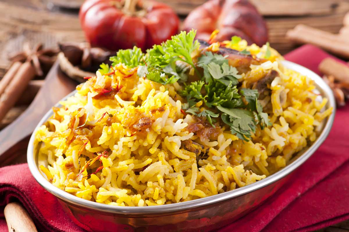 Riso basmati con pollo al curry