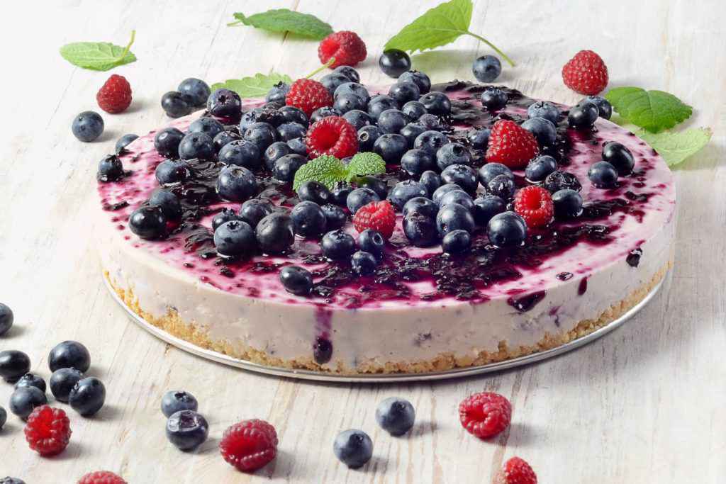 cheesecake ai frutti di bosco