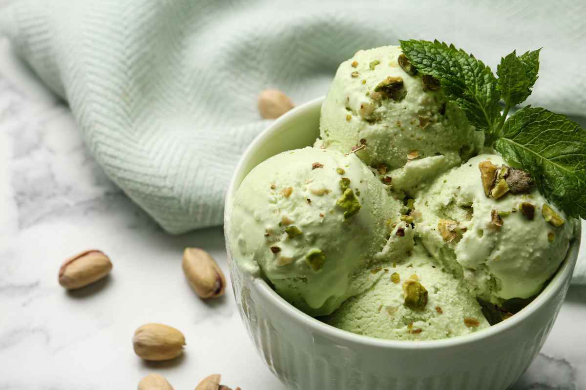 gelato al pistacchio